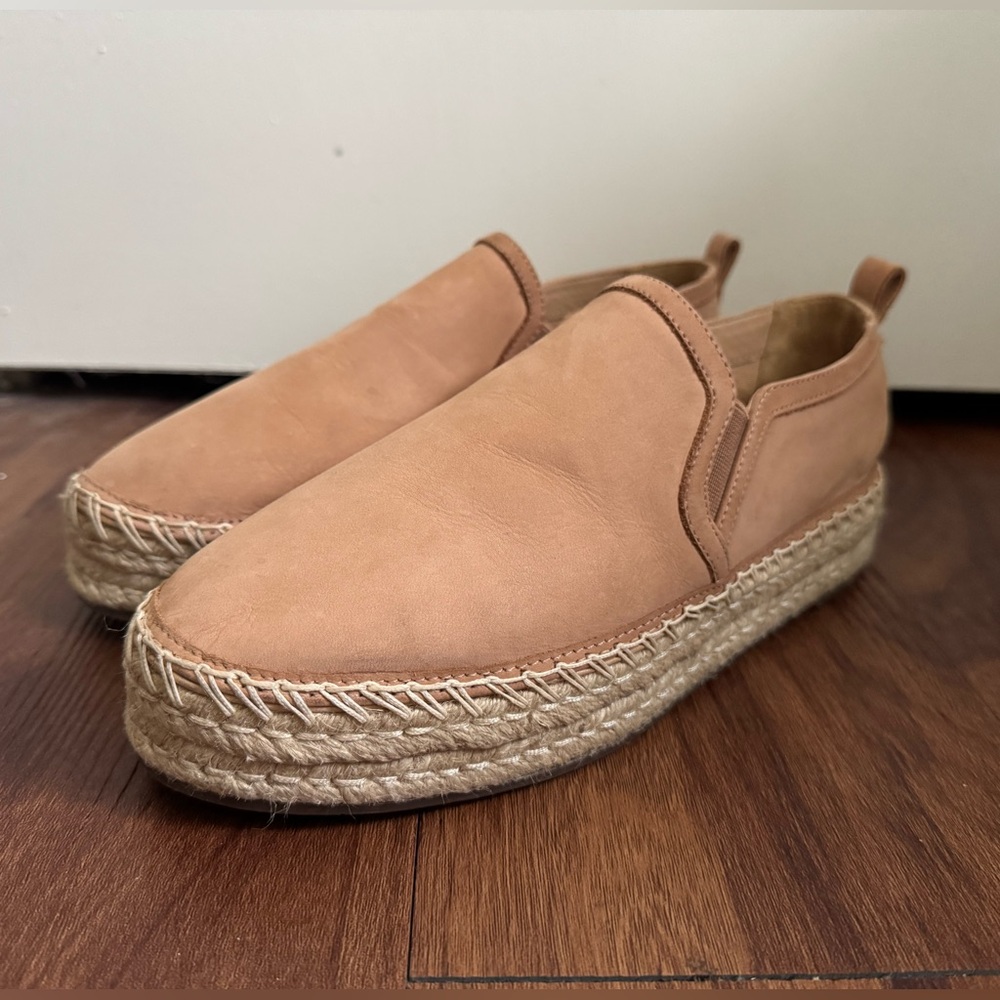 SCHUTZ Fadia Espadrille Platform Sneakers - Size 7.5